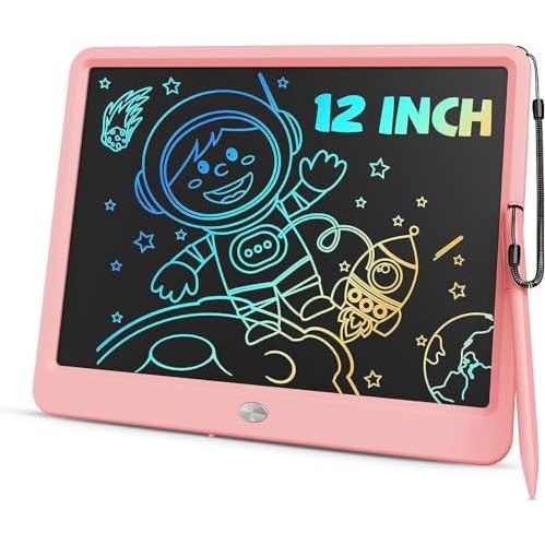 ORSEN 12 Inch LCD Writing Tablet for Kids, Pink