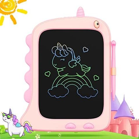 ORSEN 8.5 Inch Unicorn LCD Doodle Board, Pink